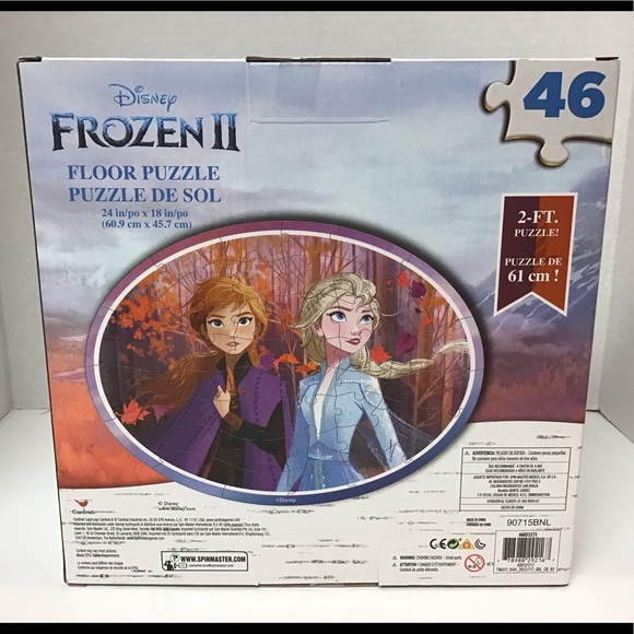 Frozen II “Anna & Elsa” Floor Puzzle - Picture 2 of 2